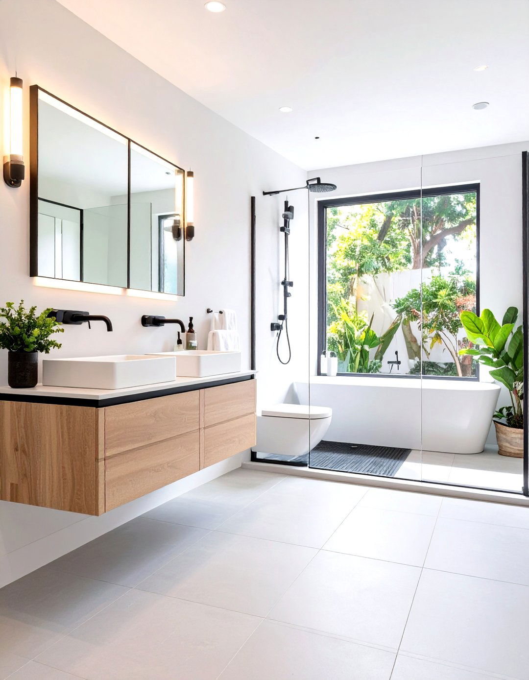 Accessible Universal Design Bathroom - 25 bathroom with black fixtures
