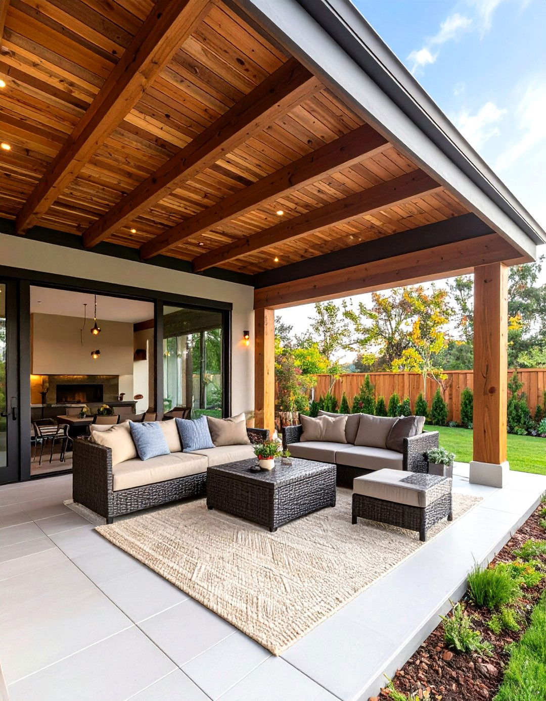 Acoustic Insulated Patio Ceiling - 25 patio ceiling ideas
