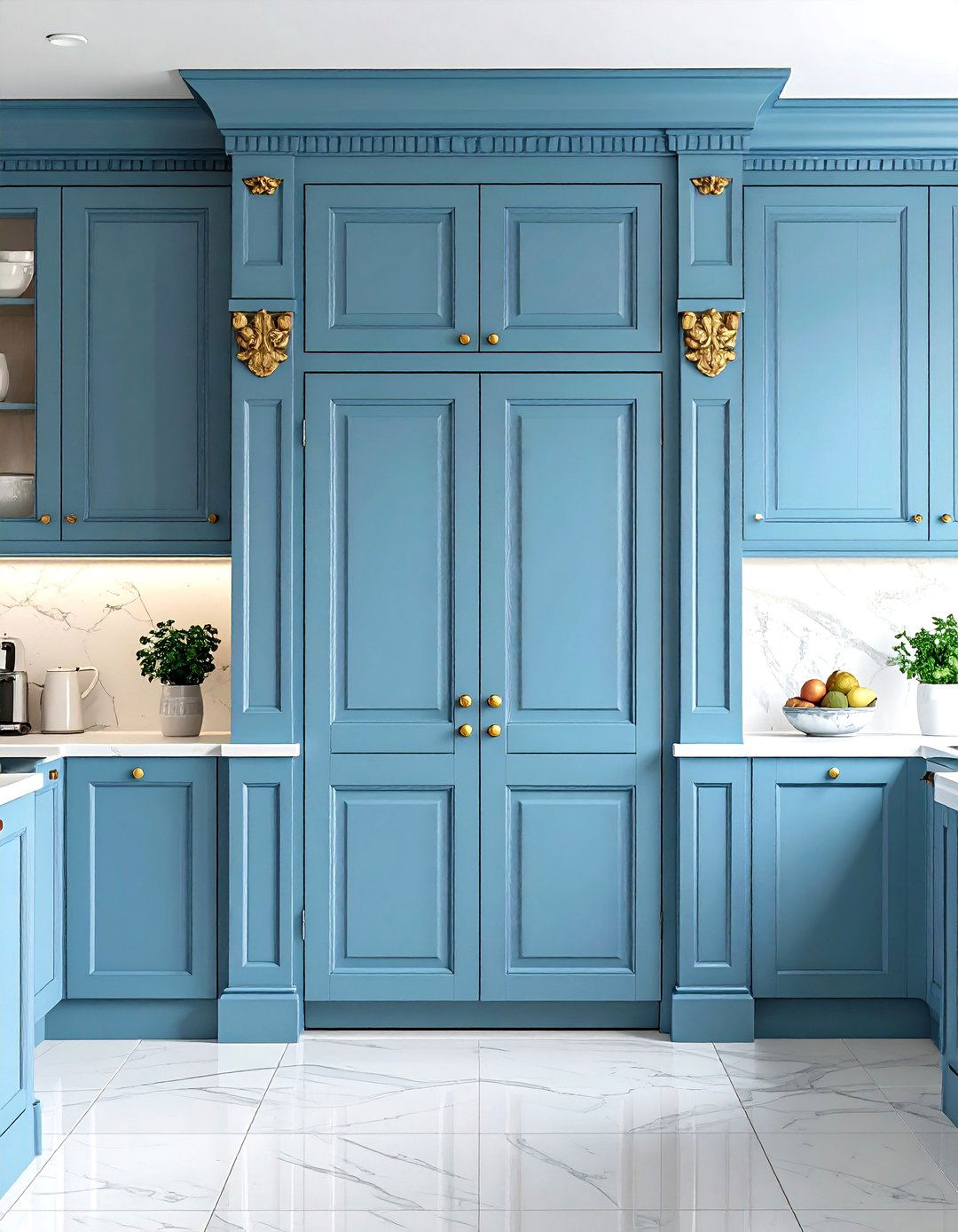 Add Decorative Moldings - 25 pantry door ideas