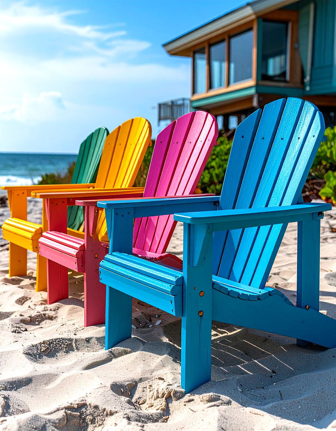 Adirondack Chair Outdoor Seating Classic and Colorful - 25 outdoor seating ideas