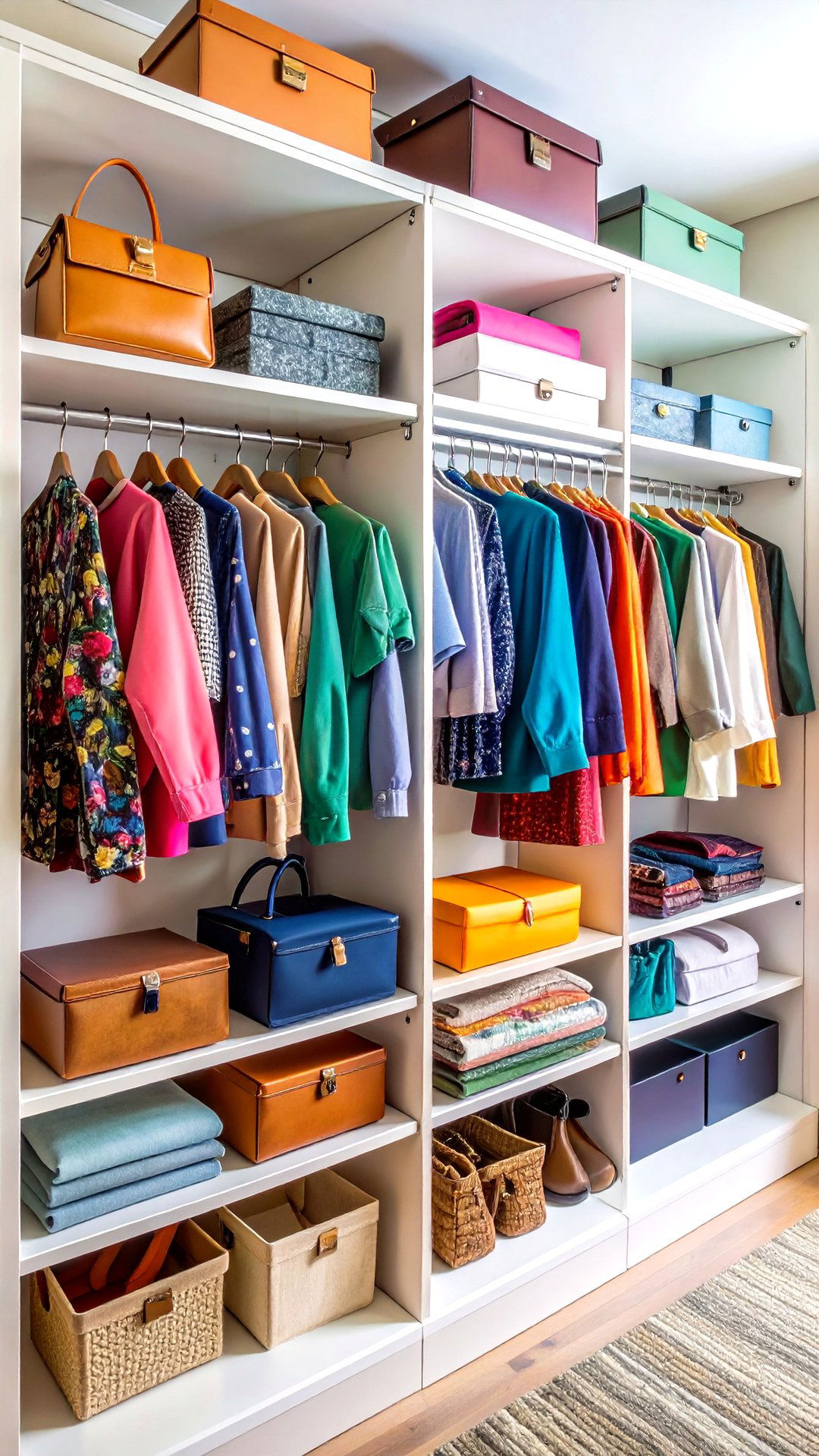 Adjustable Shelf Dividers for Maximized Clothes Storage - 25 clothes storage ideas
