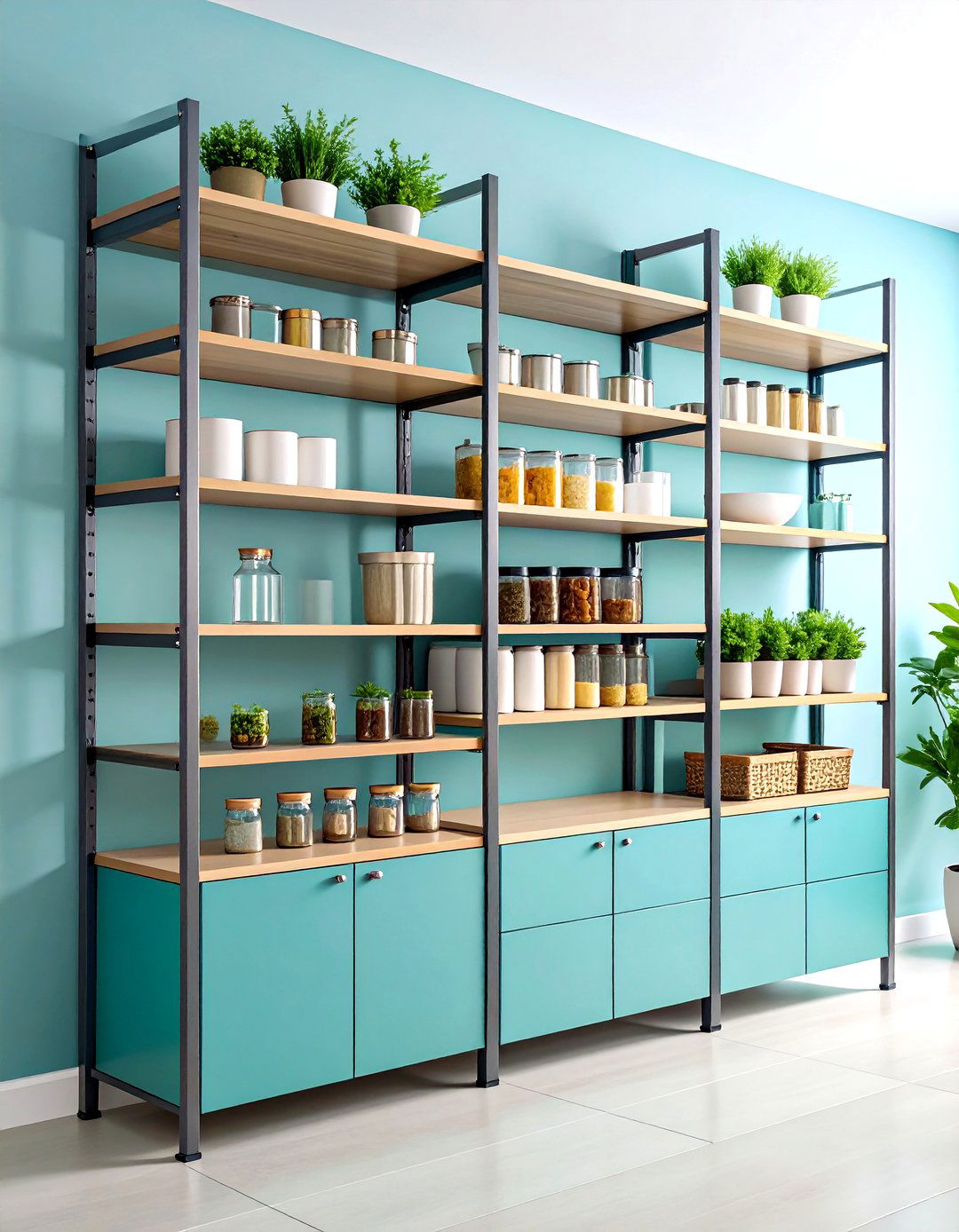 Adjustable Shelf Tracks Let Your Pantry Grow With You - 25 pantry shelving ideas