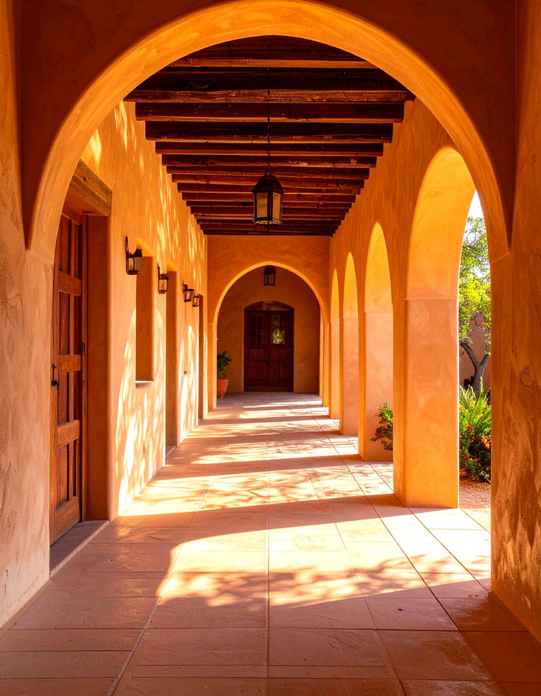 Adobe Tan Mexican Paint Color for Soft Shadow Play - 25 mexican interior paint colors