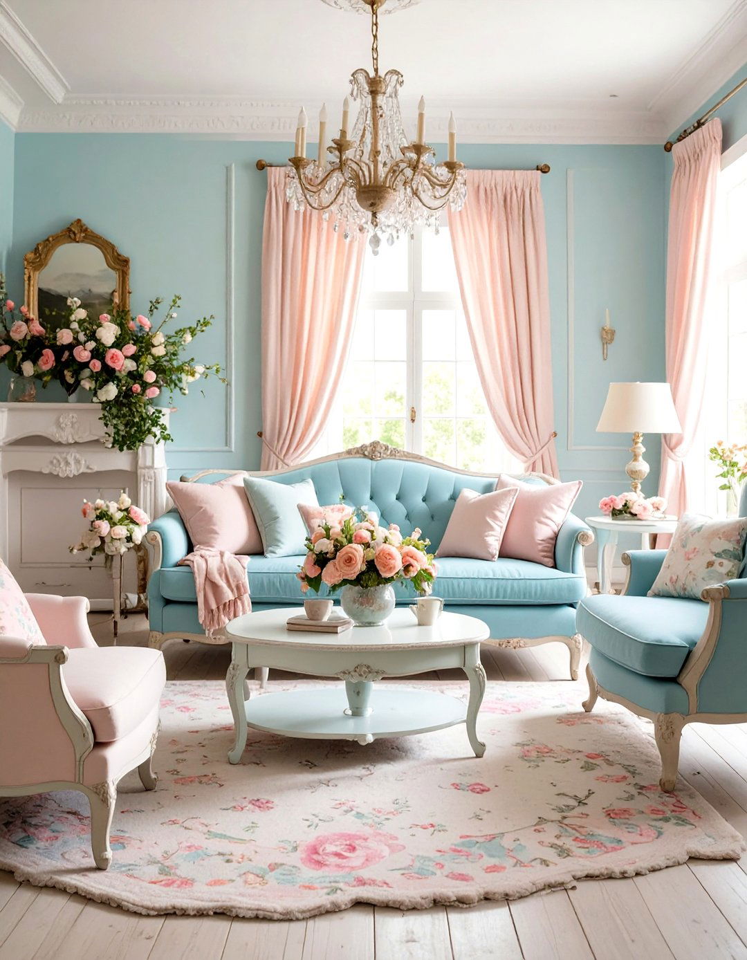 Adopt a Shabby Chic Pastel Aesthetic - 25 pastel living room ideas