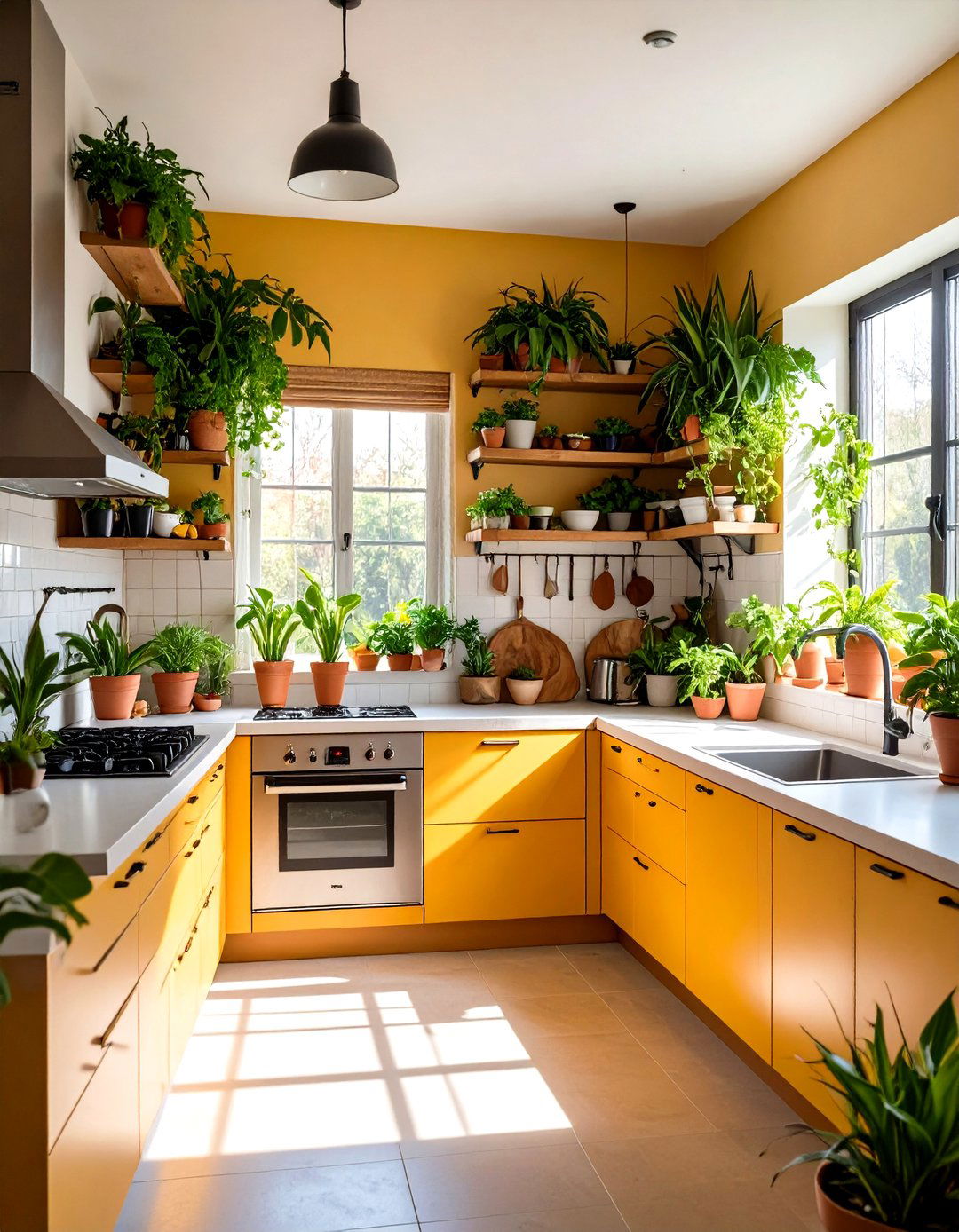 Air Purifying Plants Enhance Indoor Ecology - 25 organic kitchen design ideas