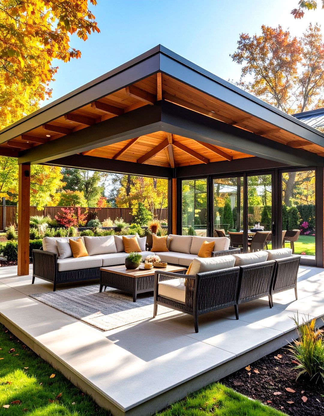 All Weather Lanai with Hardtop Gazebo Roof