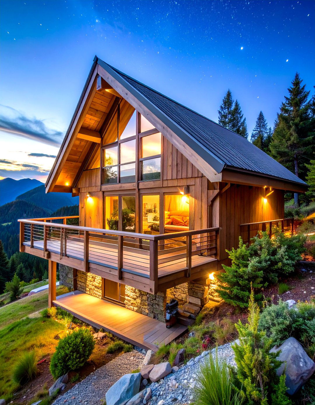 Alpine Ski In Balcony A Frame - 25 a frame house with balcony