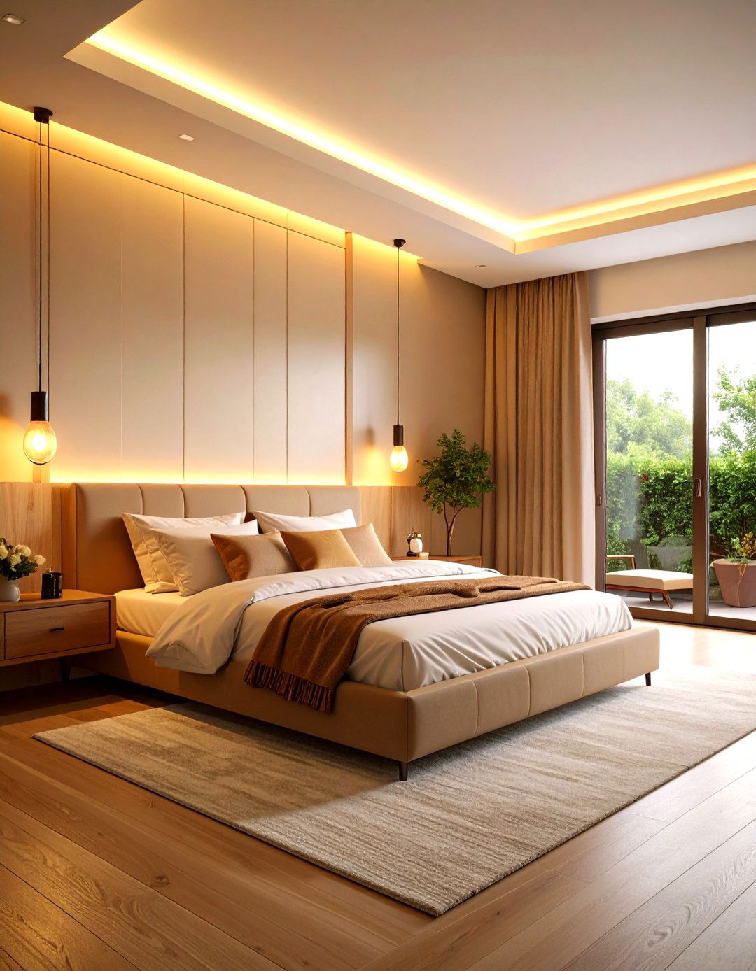 Ambient Cove LED Lights for Soothing Ceilings - 25 aesthetic room ideas with led lights
