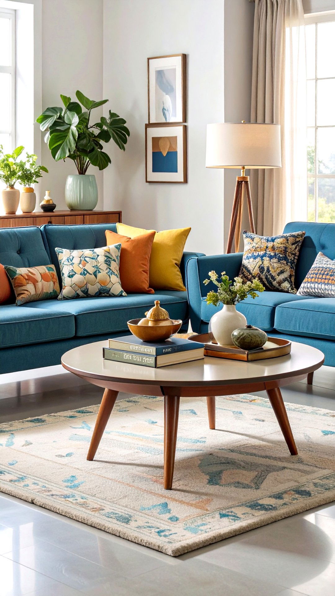 Anchor the Space with a Boomerang Coffee Table - 25 1950s living room ideas