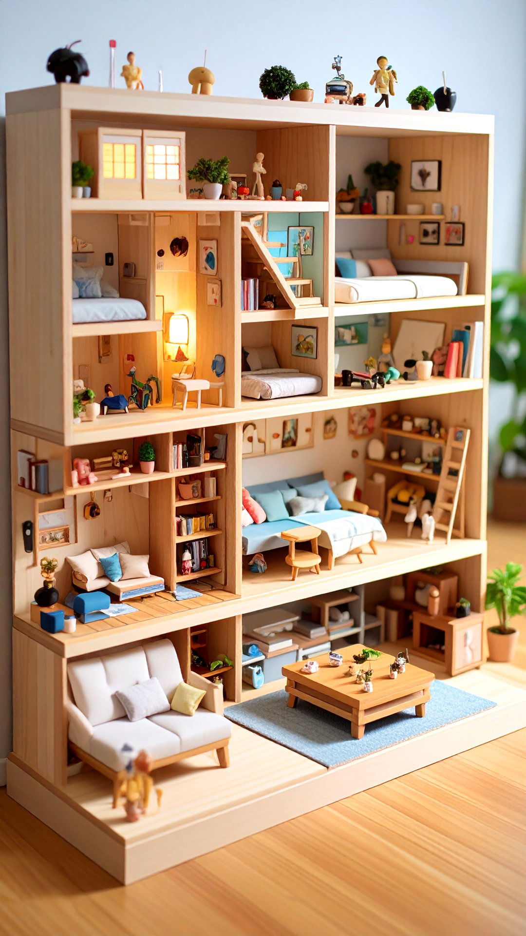 Anime Room DIY Diorama Shelf Cubbies - 25 anime room ideas