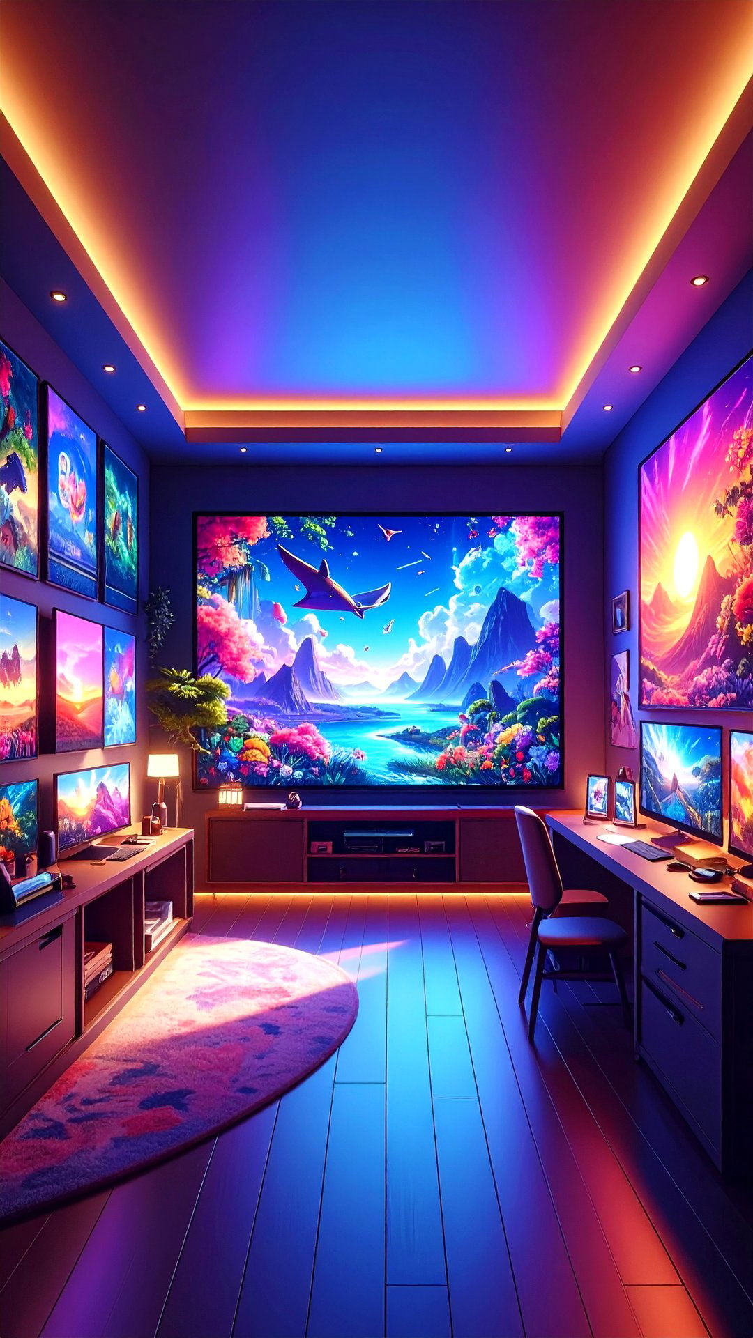 Anime Room Digital Art Frame Rotation - 25 anime room ideas