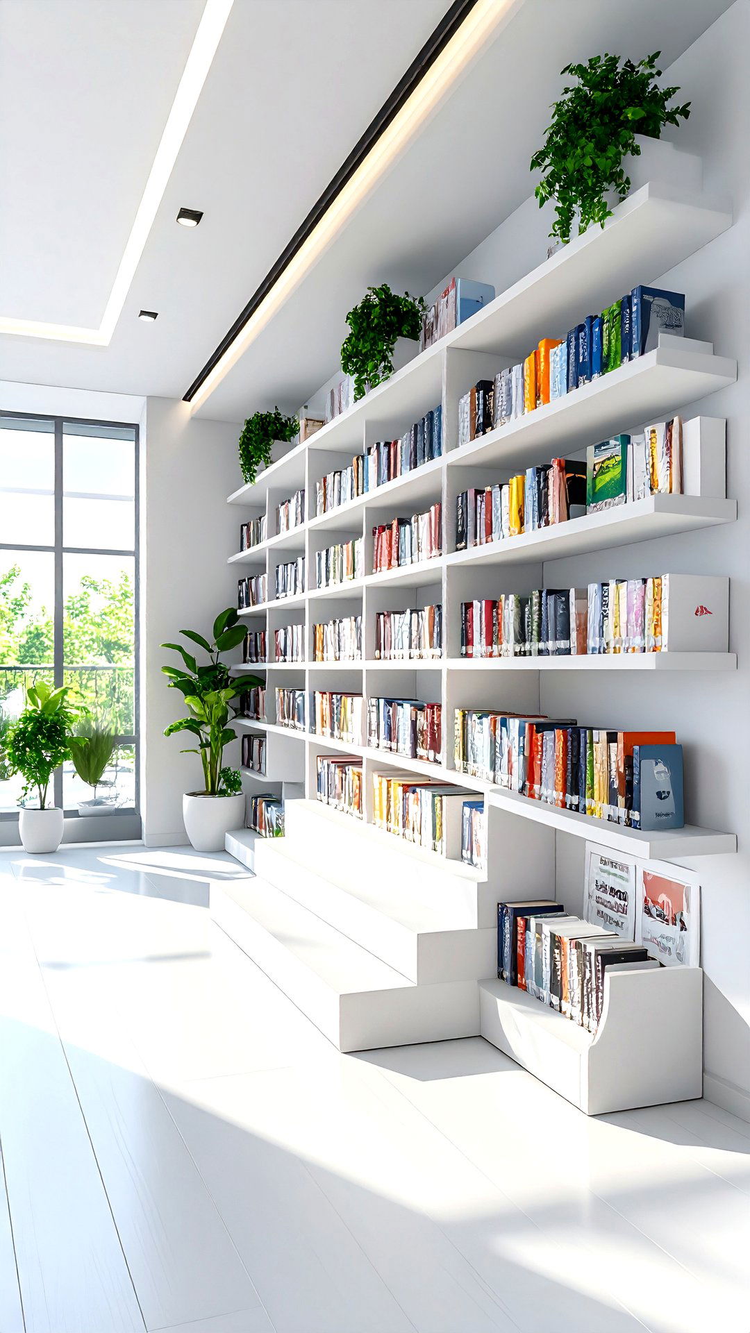 Anime Room Manga Library Staircase Shelves - 25 anime room ideas