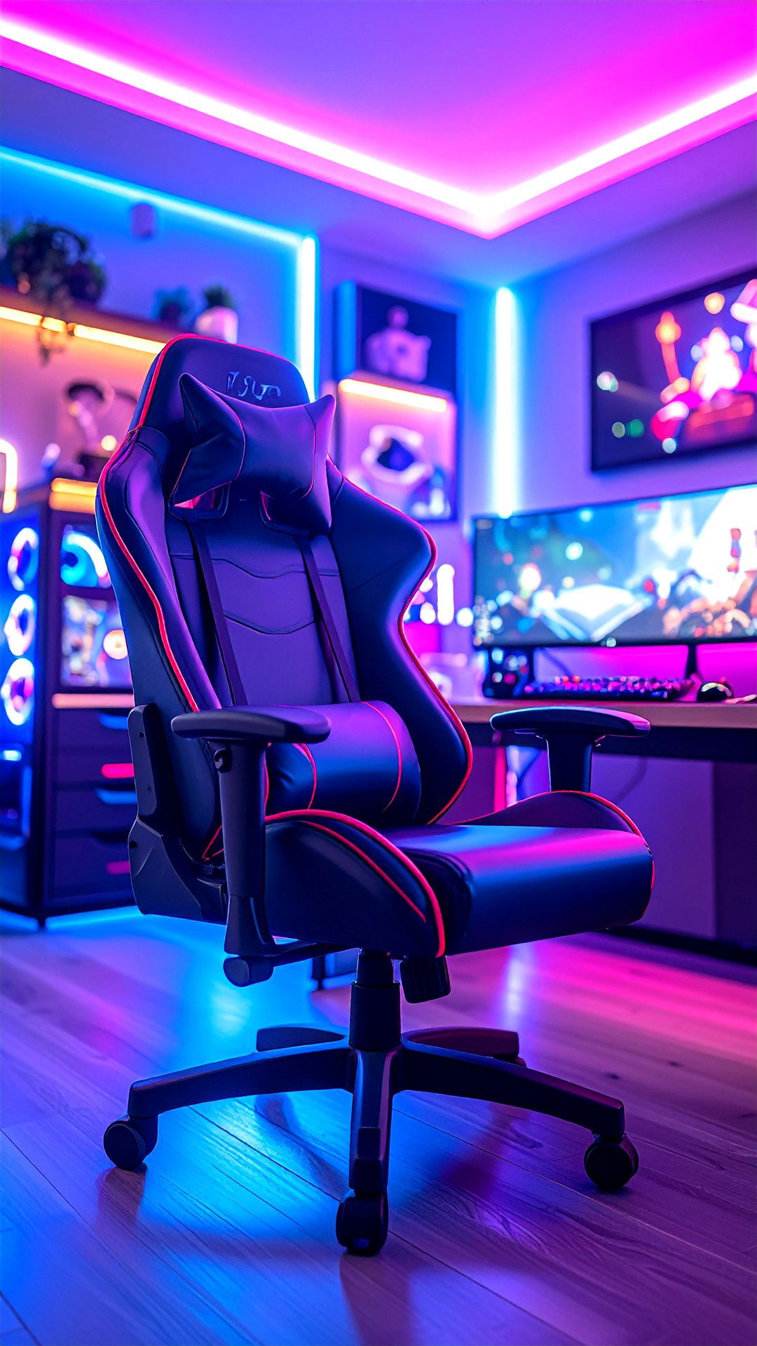 Anime Room Plush Throne Gaming Chair - 25 anime room ideas