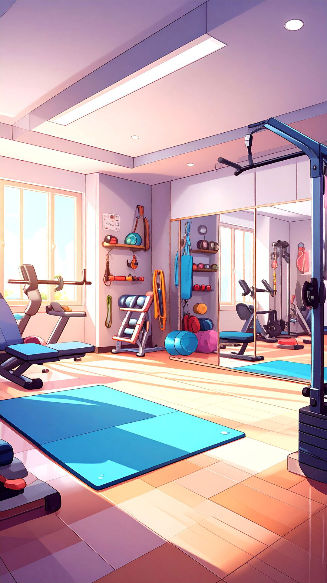 Anime Room Shnen Power Up Mini Gym - 25 anime room ideas