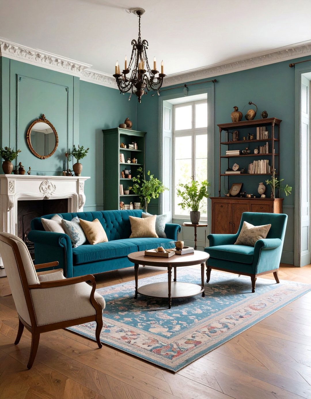 Architectural Salvage Pieces Tell a Story - 25 parisian-style living room ideas