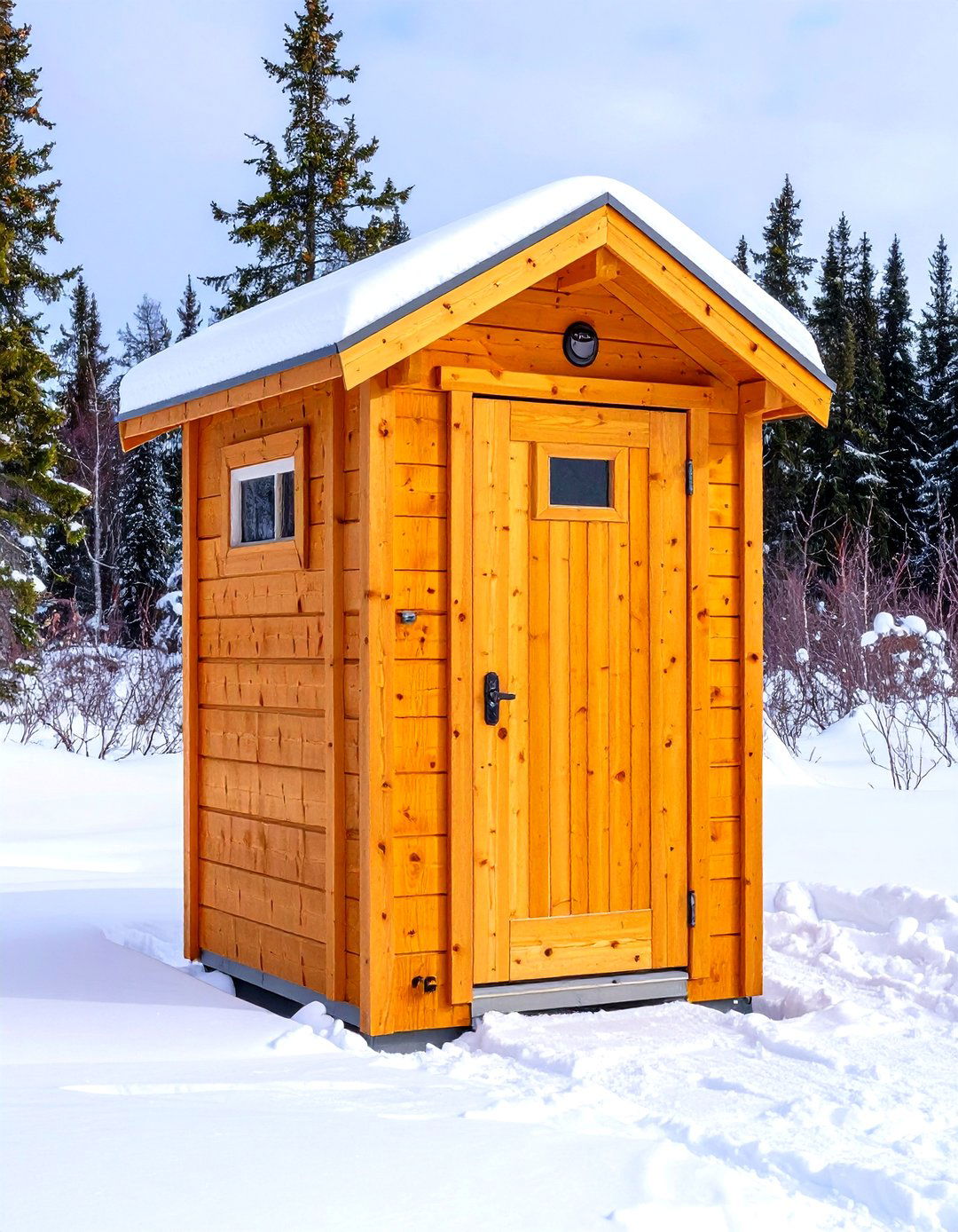 Arctic Ready Double Wall Outhouse - 25 outhouse design ideas