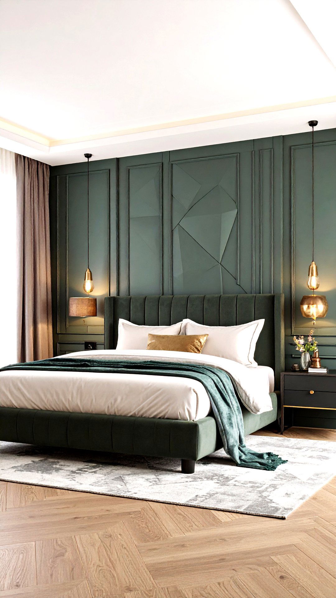 Art Deco Faceted Wall Panels - 25 art deco interior design ideas