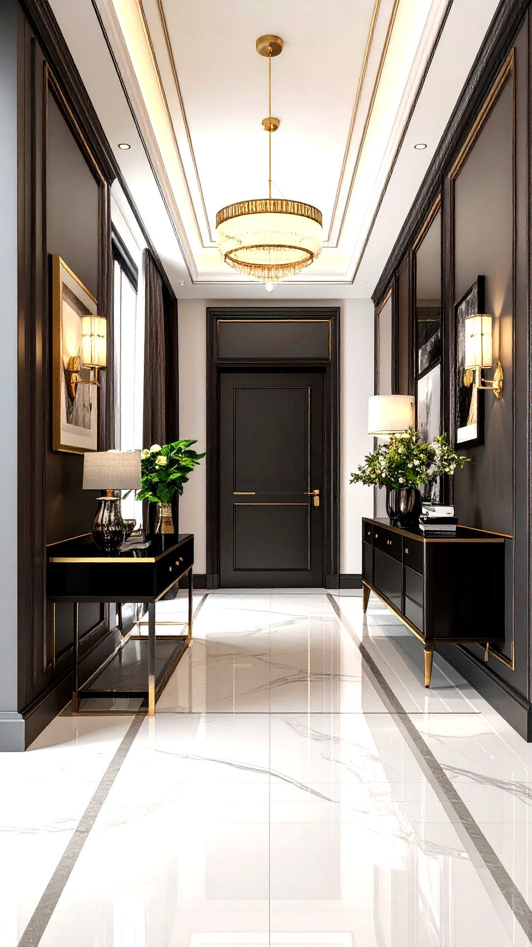 Art Deco Metallic Trim Detailing - 25 art deco interior design ideas