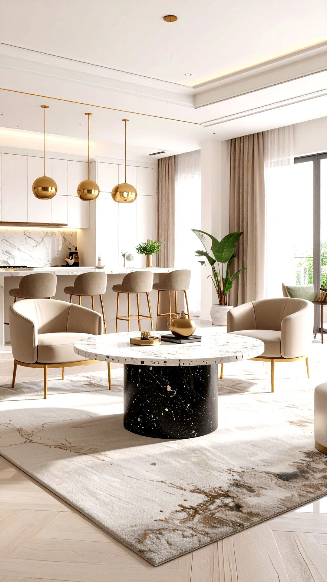 Art Deco Terrazzo Accents - 25 art deco interior design ideas