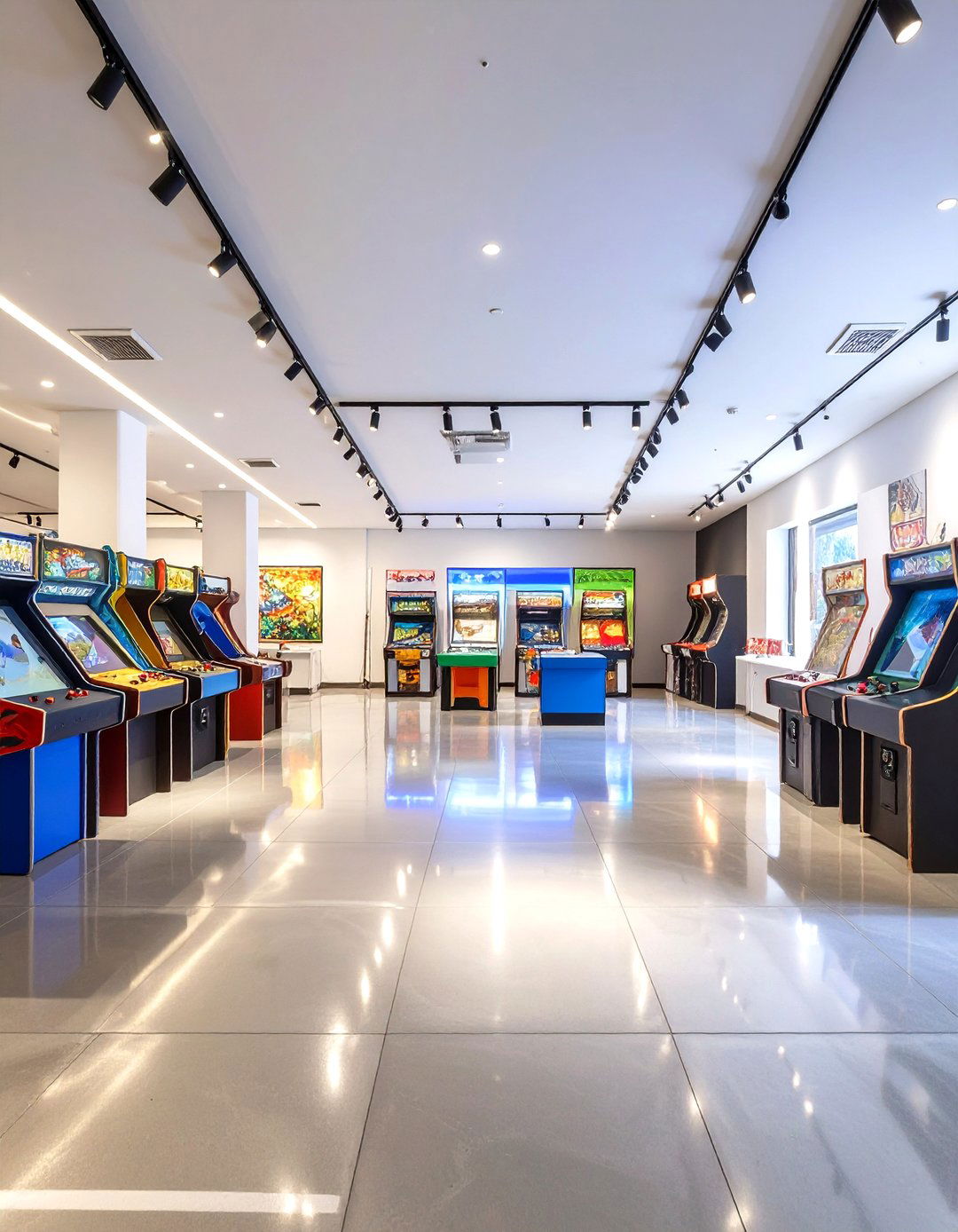 Art Gallery Arcade Room Fusion - 25 arcade room ideas