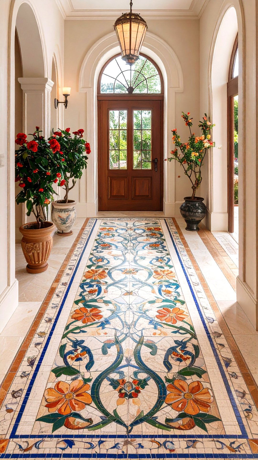 Art Nouveau Floral Mosaic Flooring - 25 art nouveau interior design ideas