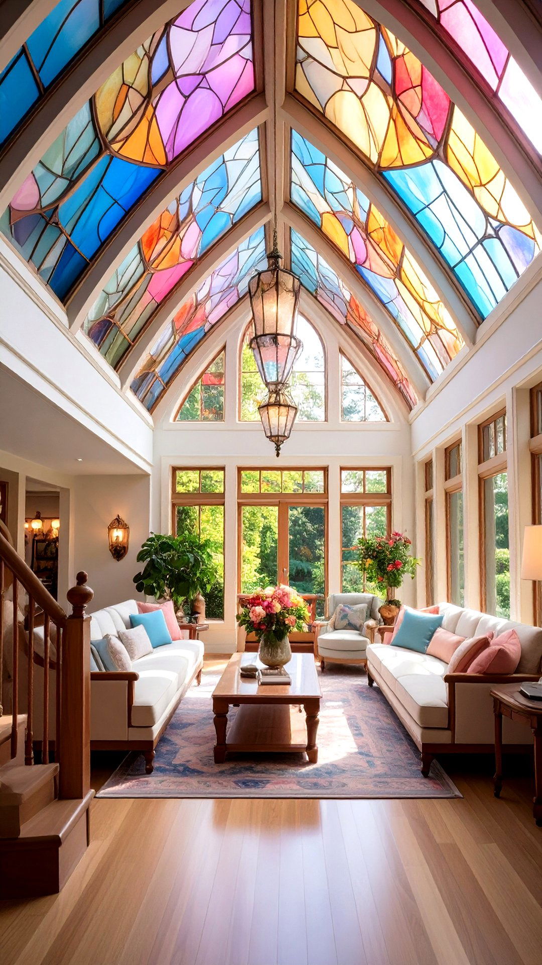 Art Nouveau Leaded Glass Skylights - 25 art nouveau interior design ideas