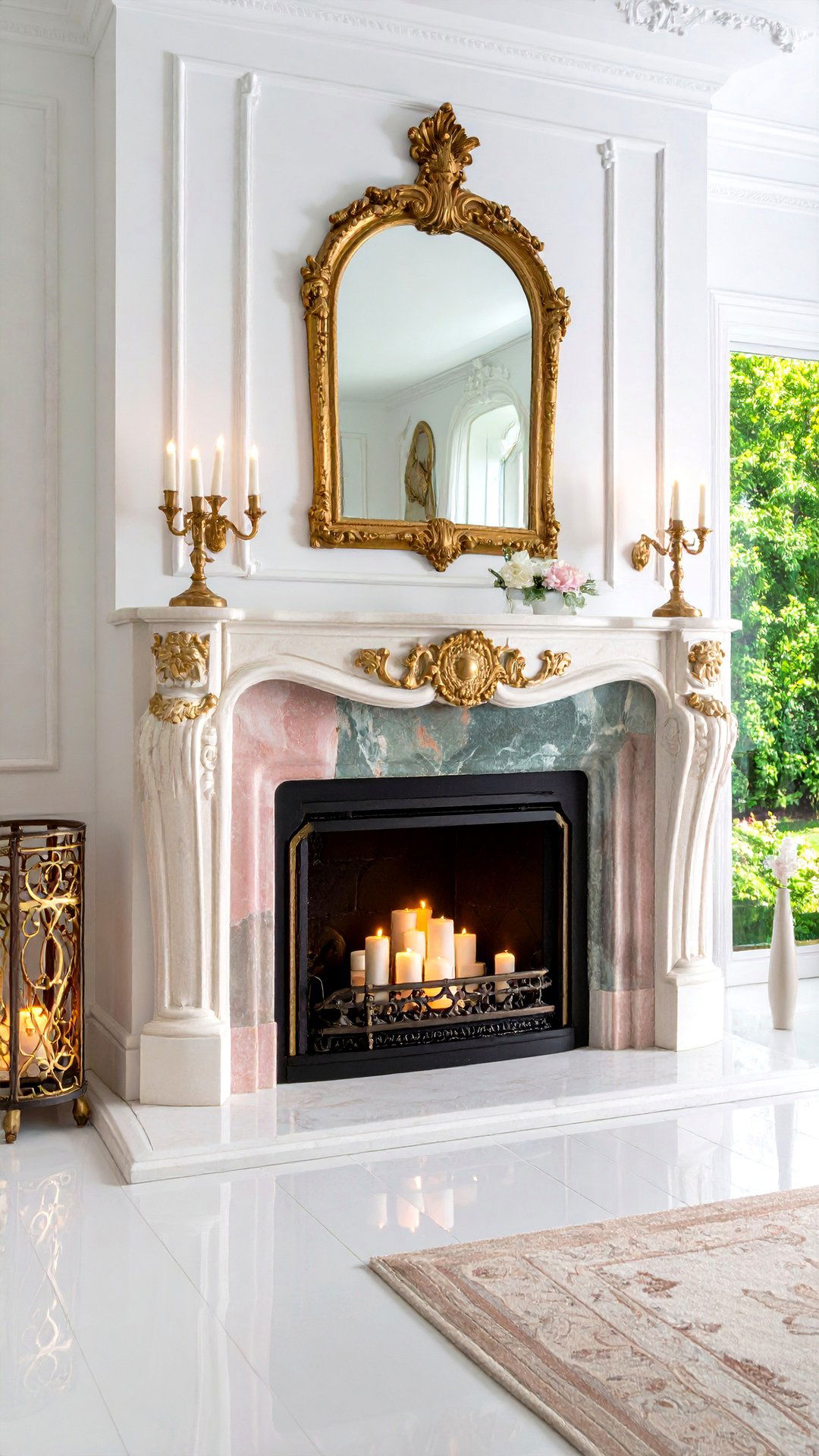 Art Nouveau Marble and Brass Fireplaces - 25 art nouveau interior design ideas