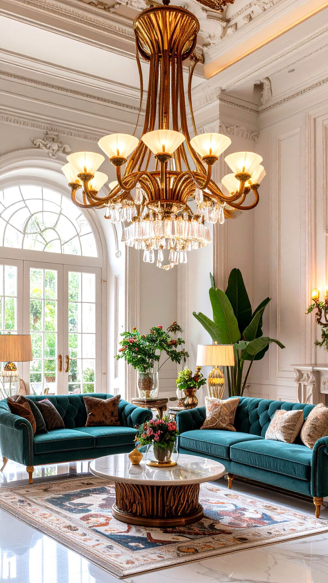 Art Nouveau Sculptural Lighting Fixtures - 25 art nouveau interior design ideas