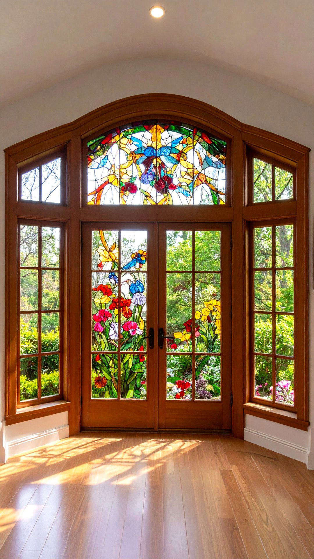 Art Nouveau Stained Glass Accent Panels - 25 art nouveau interior design ideas