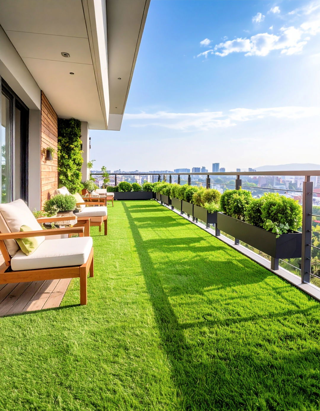 25 Artificial Grass Balcony Designs: Urban Green Space Ideas