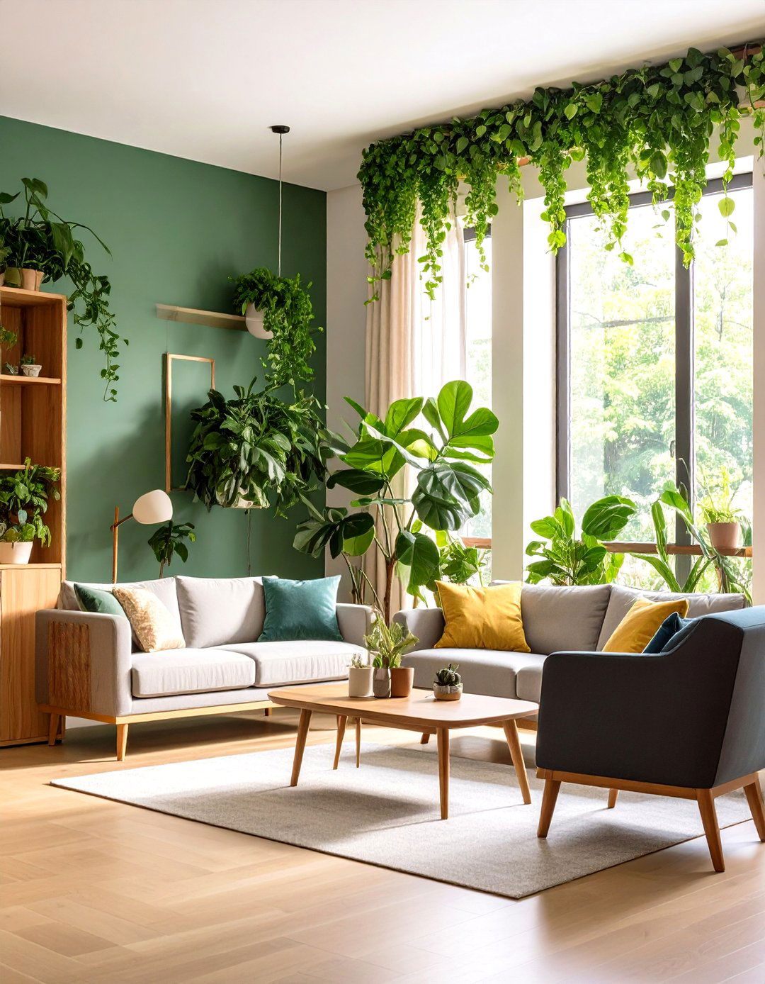 As Biophilic Touches Bloom Plants Transform a Parlor Rooms Energy - 25 parlor room ideas