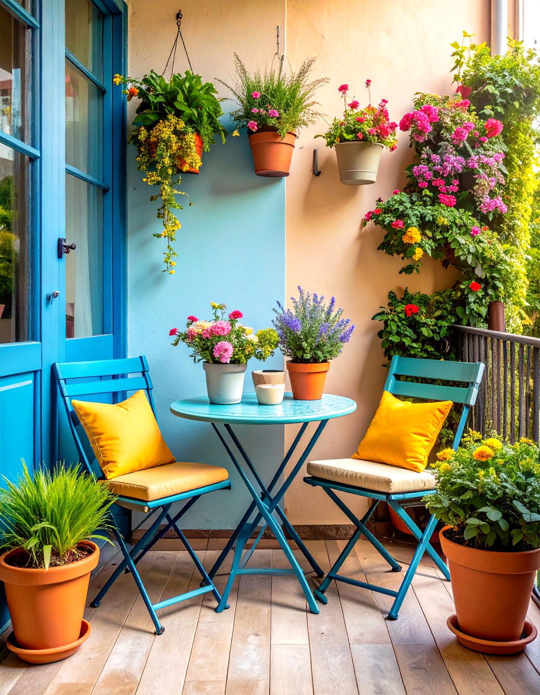 Balcony Bistro Reading Nook - 25 outdoor reading nook ideas