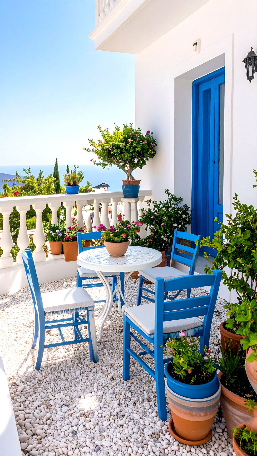 Balcony Greek Garden in Pots for Urban Escapes - 25 greek garden ideas