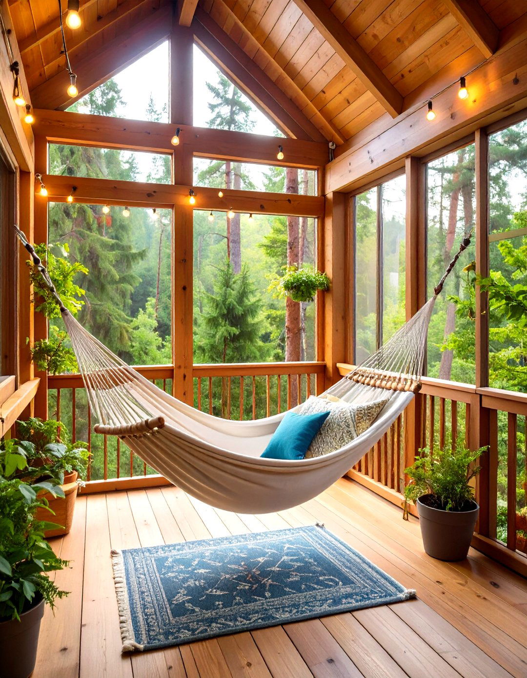 Balcony Hammock Nook A Frame - 25 a frame house with balcony