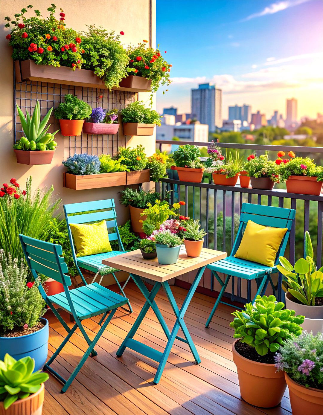 Balcony and Window Gardens Extend Apartment Living - 25 apartment decorating ideas