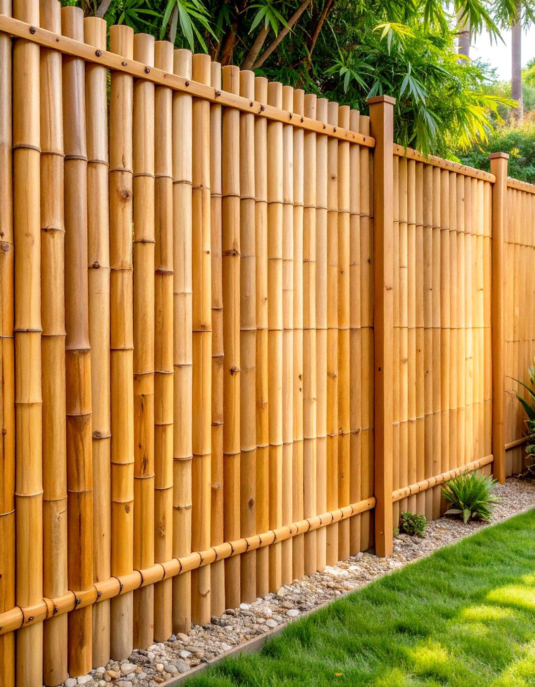 Bamboo Fence Outdoor Privacy Screen - 25 outdoor privacy screen ideas