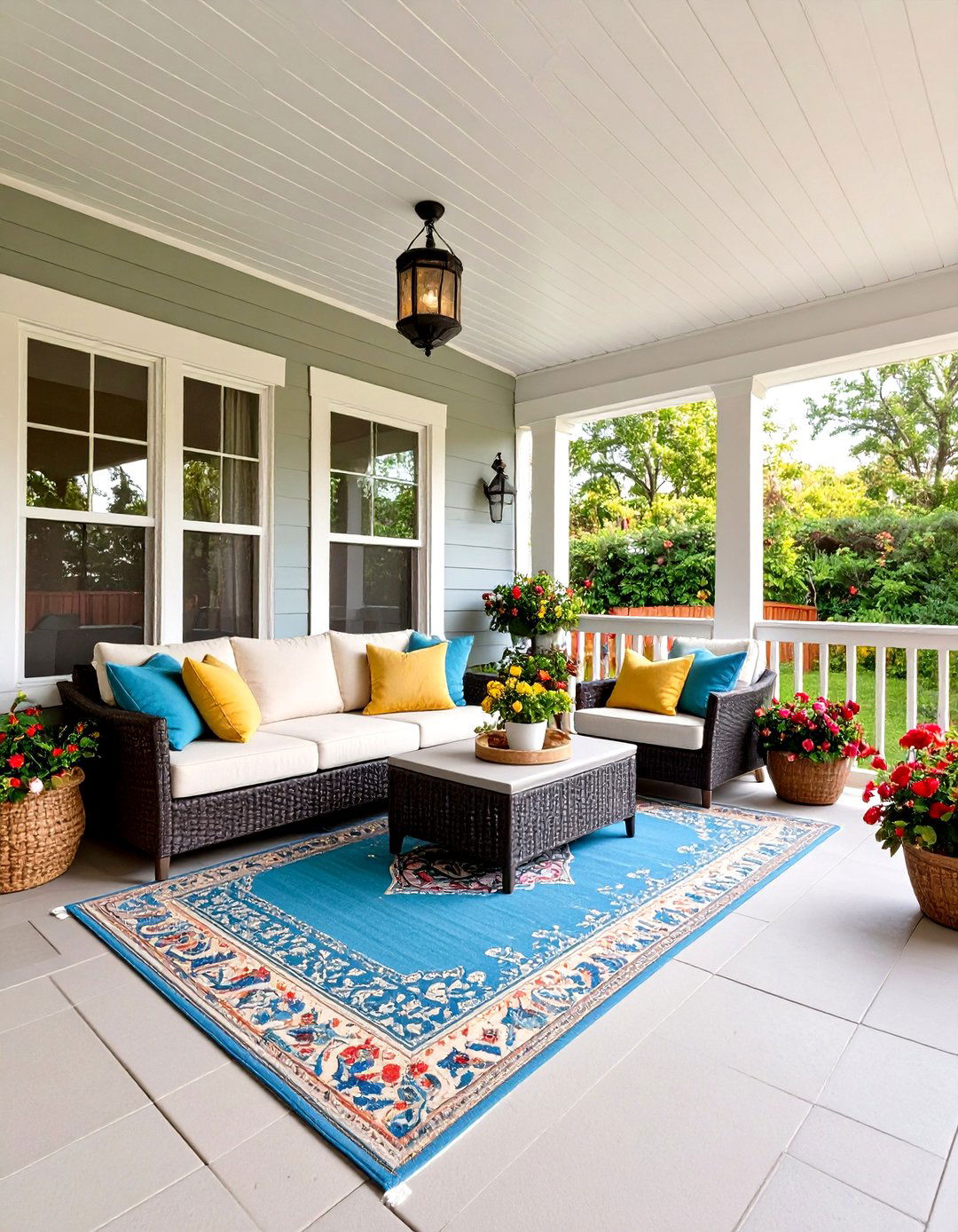 Bamboo Privacy Screen Room - 25 patio enclosure ideas