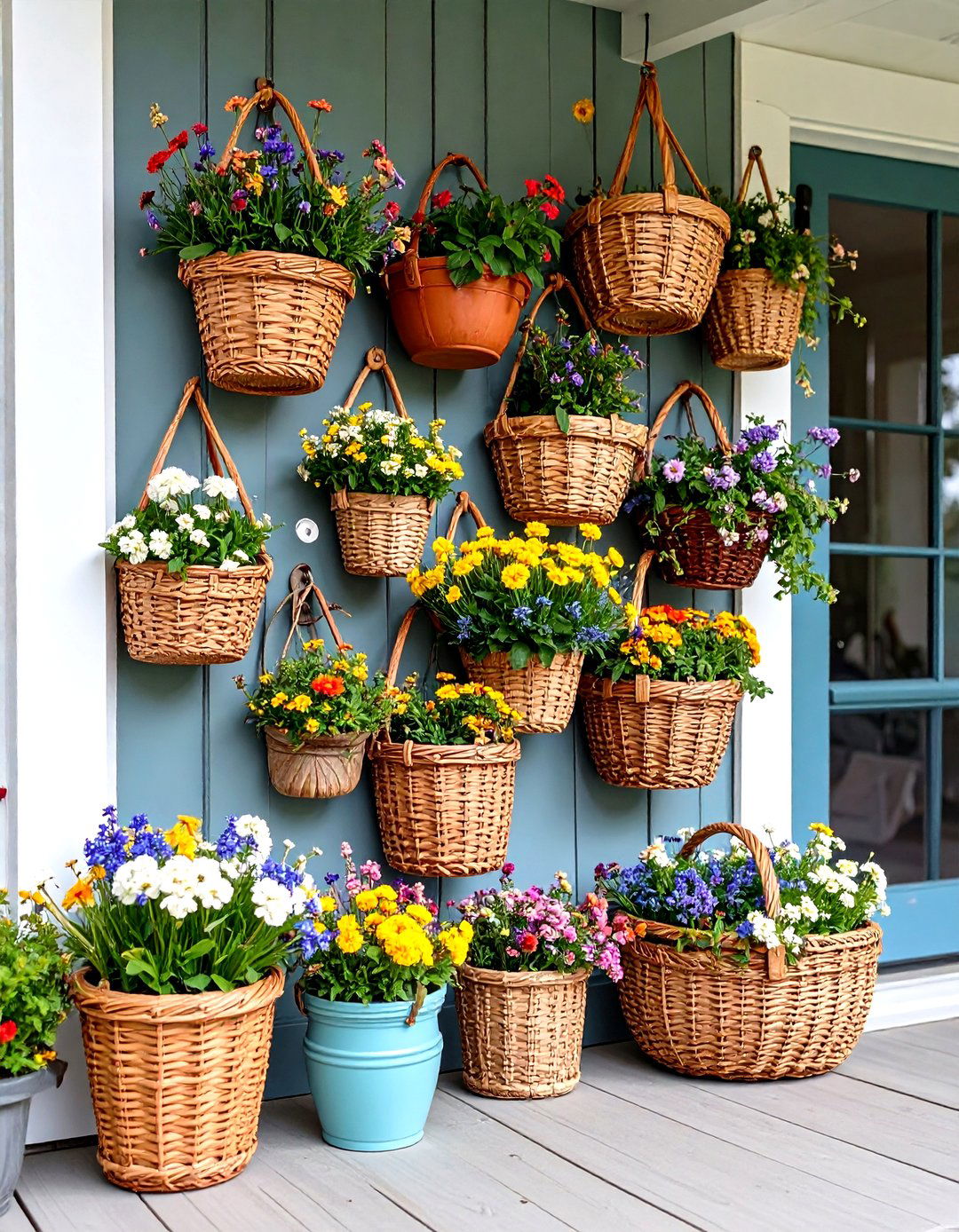 Basket Gallery Outdoor Wall Decor - 25 outdoor wall decor ideas