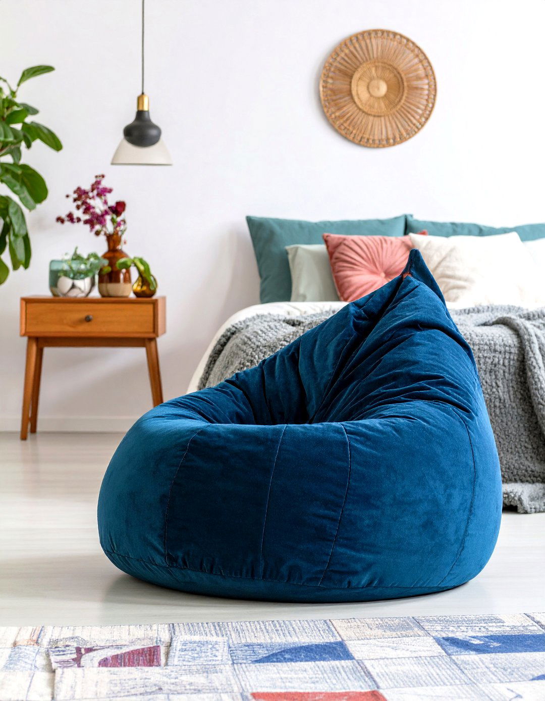 Bean Bag Chill Zone in a s Bedroom - 25 90s bedroom decor ideas
