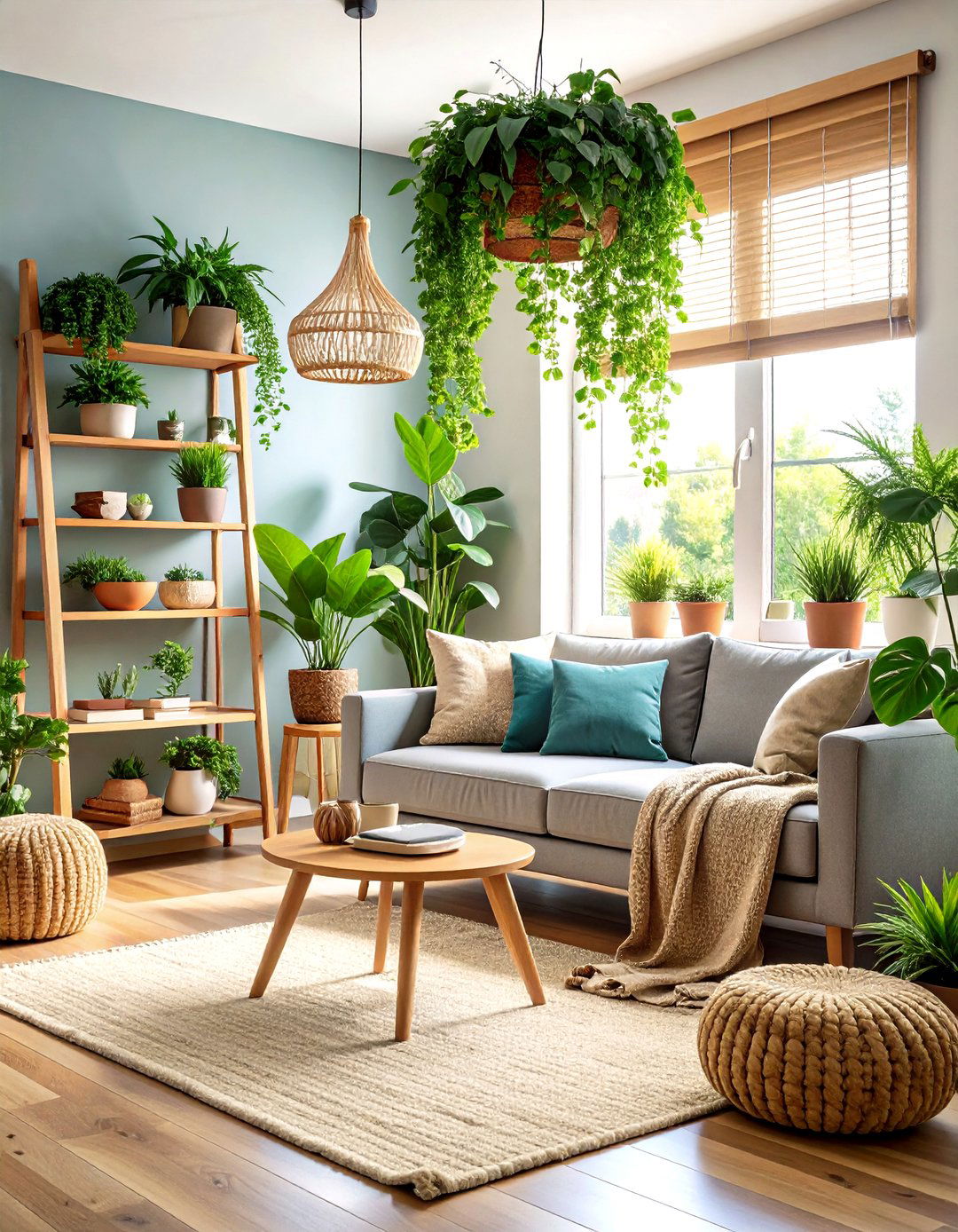 Biophilic Living Room Elements Bring the Outdoors In - 25 apartment small living room ideas