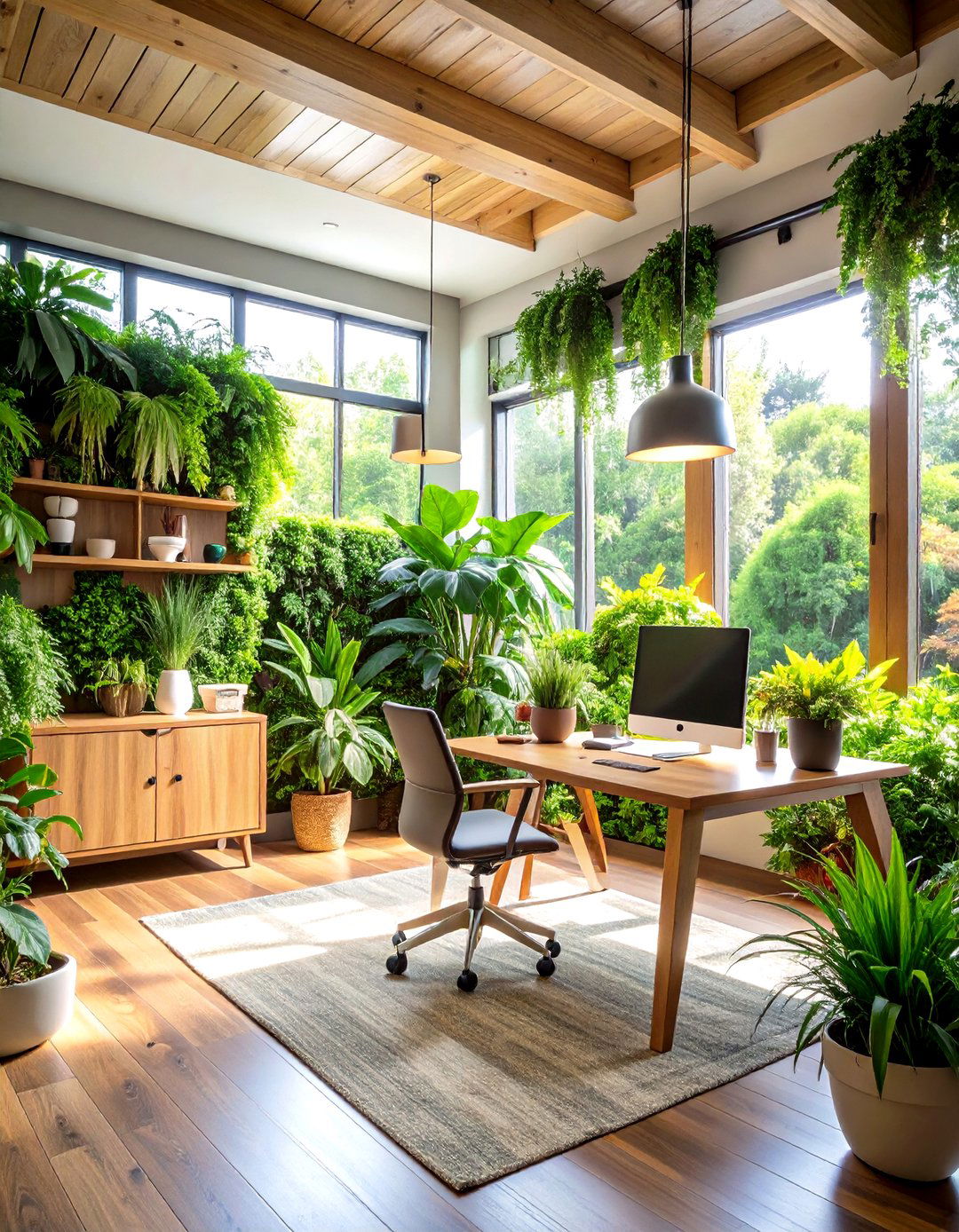 Biophilic Office Interior Design Oasis - 25 office interior design ideas