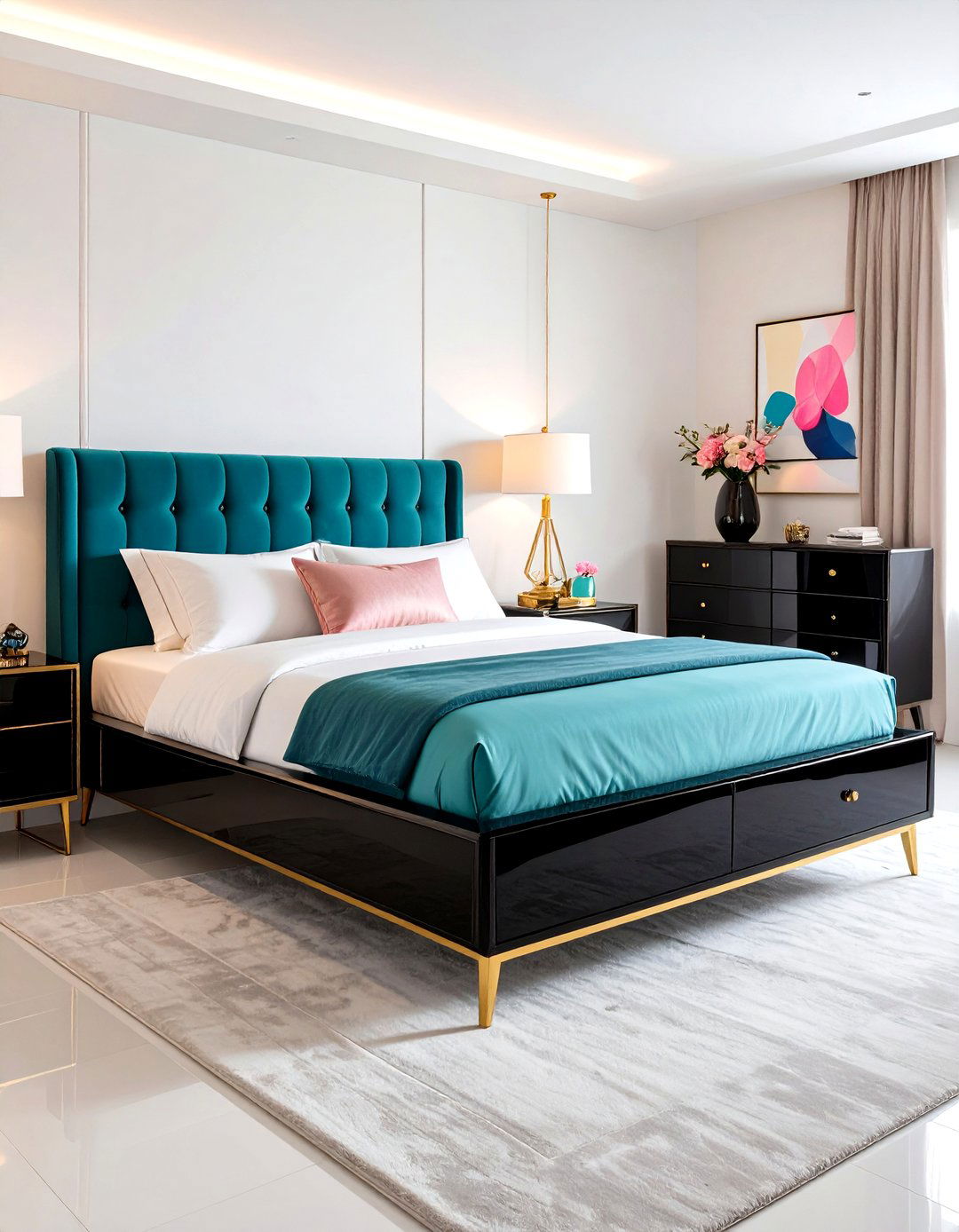 Black Lacquer Furniture Adds Glossy s Interior Design Edge - 25 1990s interior design ideas