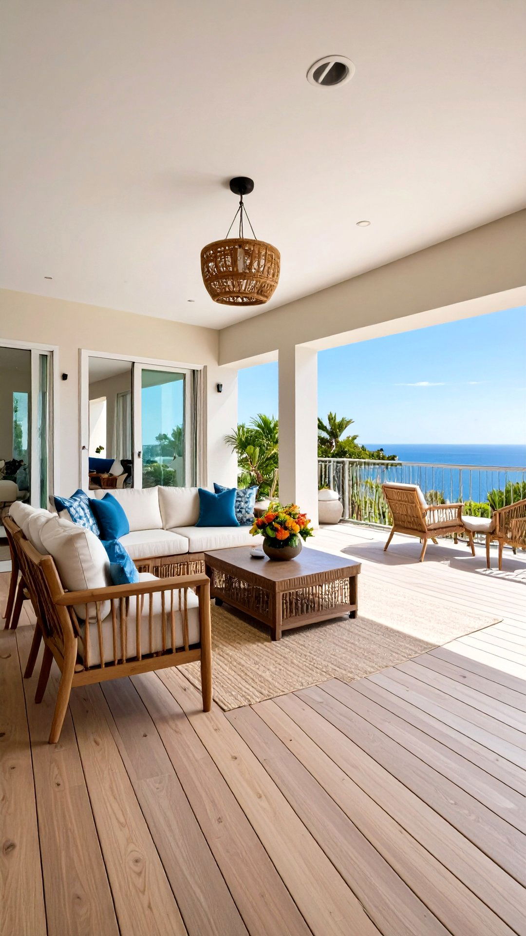 Blur Boundaries With Indoor Outdoor Flow - 25 coastal living room ideas