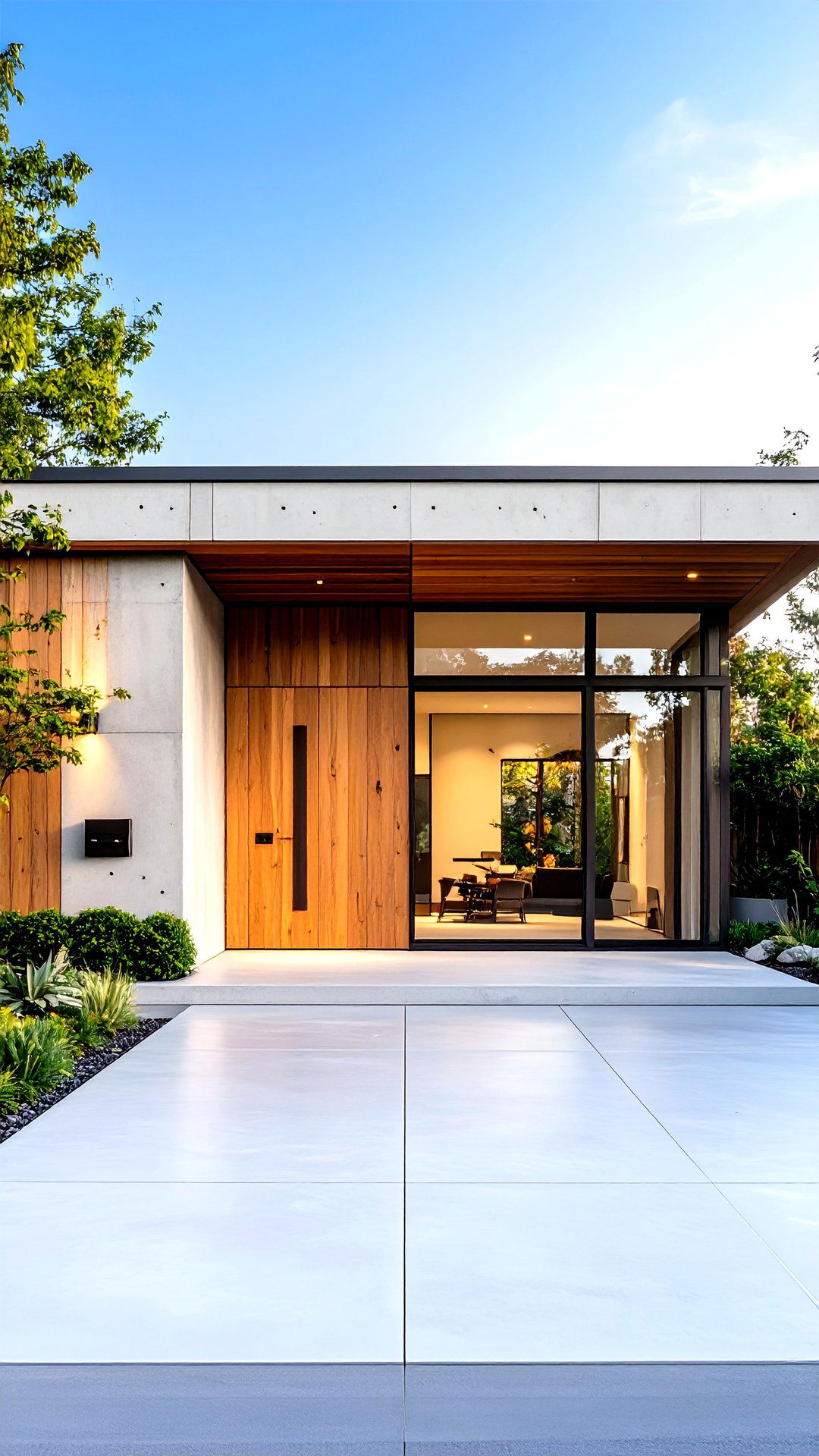 Board Form Concrete Texture - 25 minimalist house exterior ideas