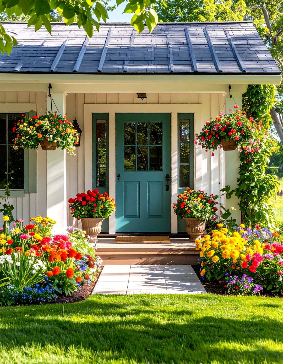 Board and Batten Framing for Extra Texture - 25 exterior door trim ideas