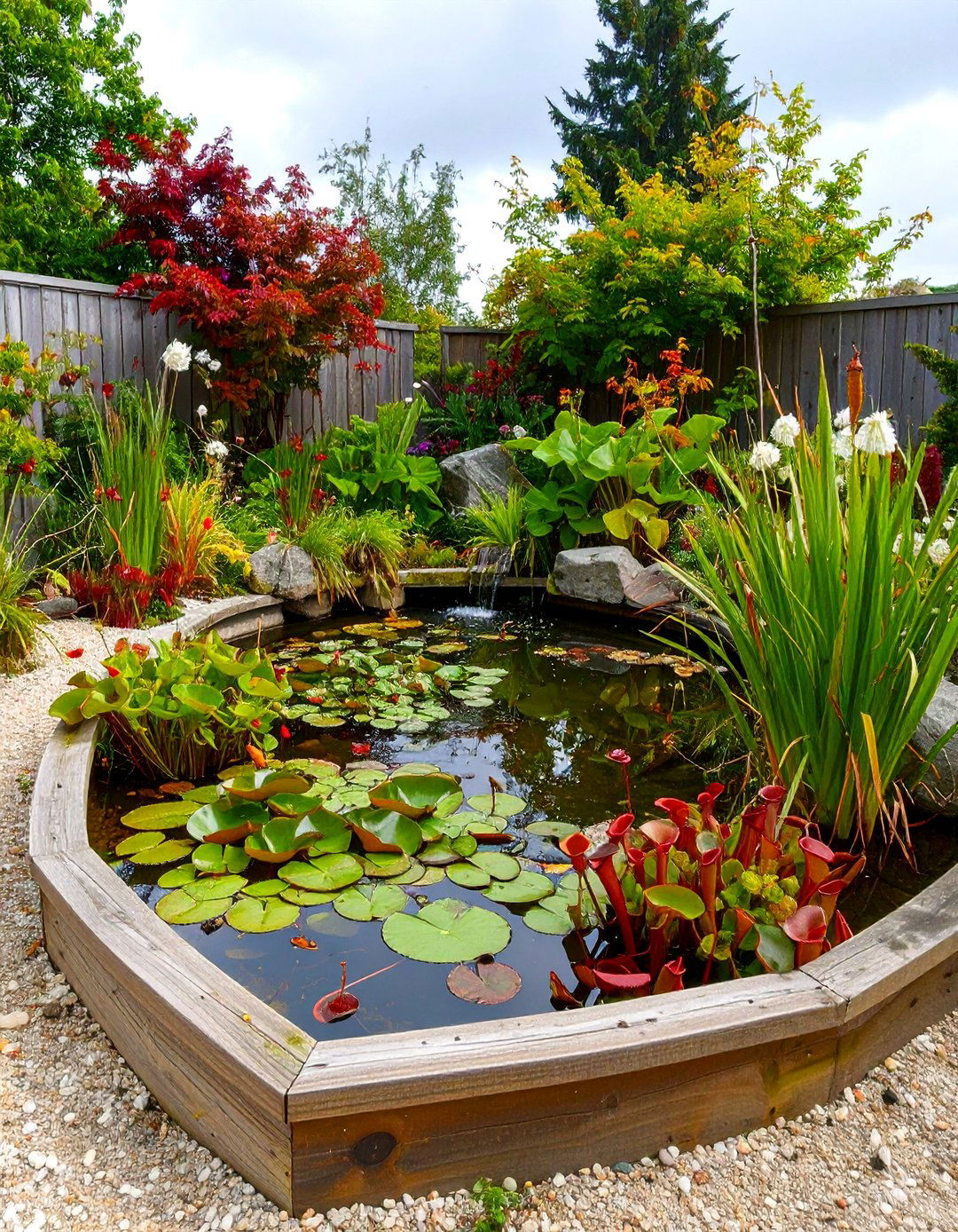Bog Edge Pond for Carnivorous Plants - 25 backyard pond ideas