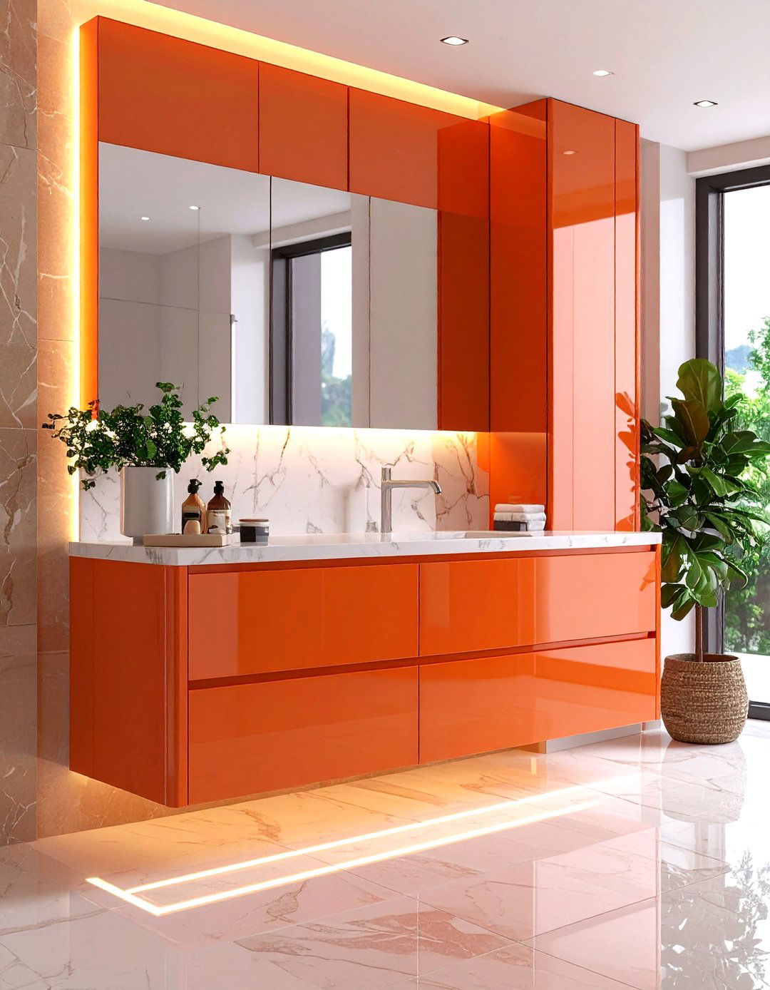 25 Orange Bathroom Ideas: Bold and Energizing Design Inspirations