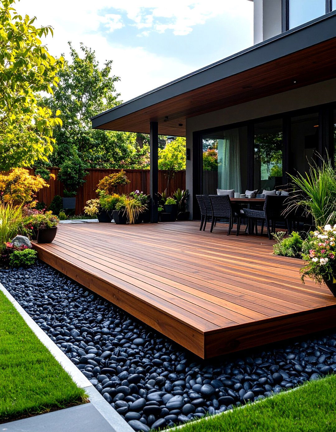 Bonsai Terrace Showcasing Living Sculptures - 25 asian landscaping ideas