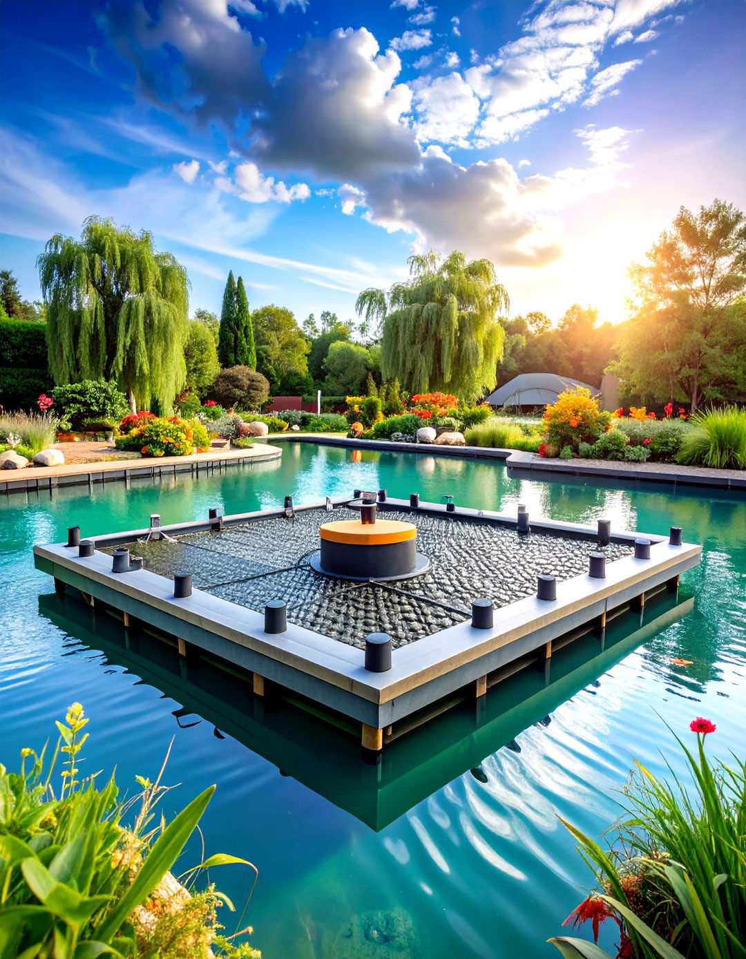 Bottom Aeration Diffuser Grid - 25 koi pond ideas