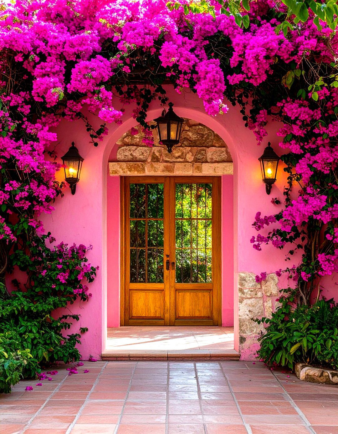 Bougainvillea Pink Mexican Paint Color for Lush Romance - 25 mexican interior paint colors